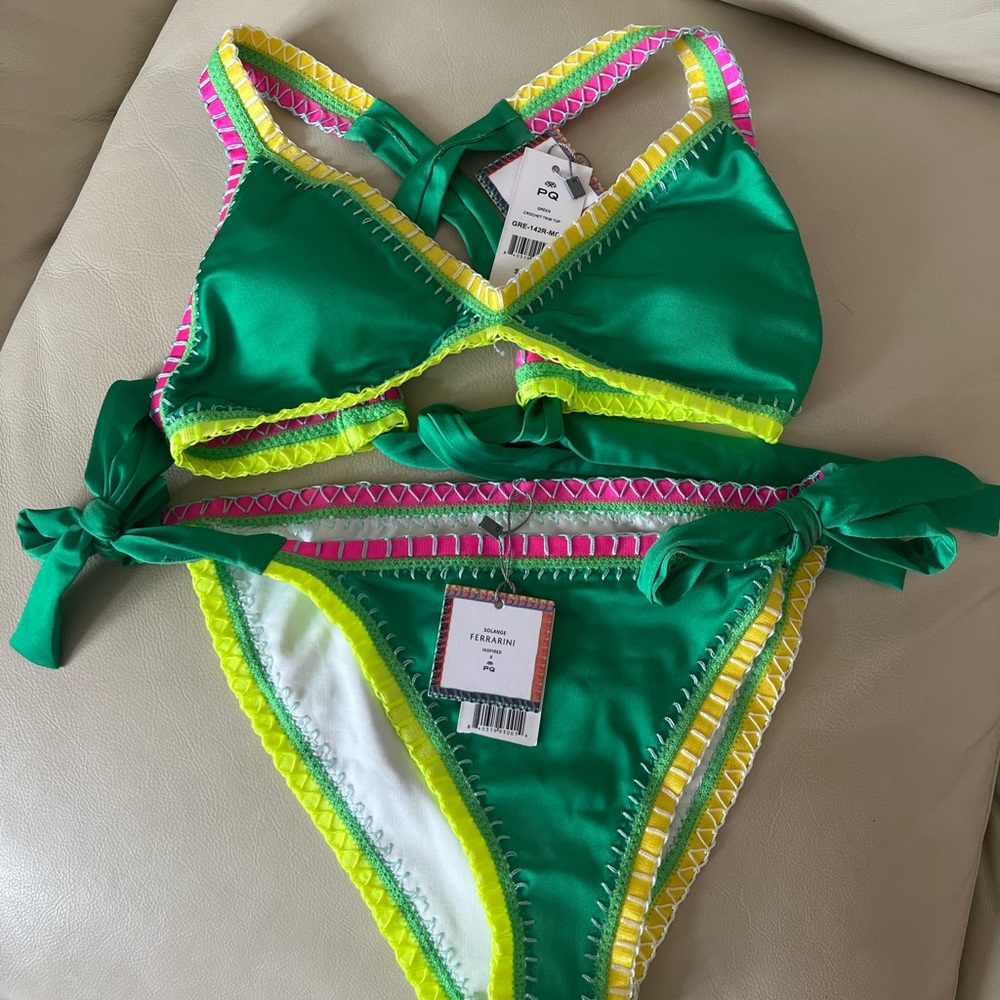 Solange Ferrarini x PQ Bikini Top and Bottom